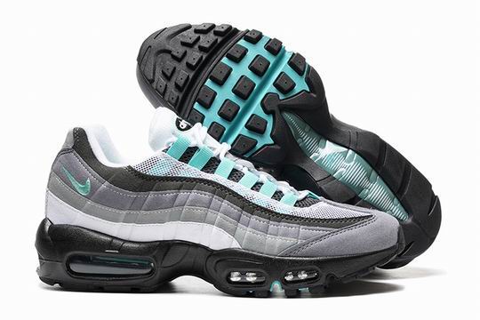 (image for) Nike Air Max 95 Grey Turquoise Men's Shoes-21
